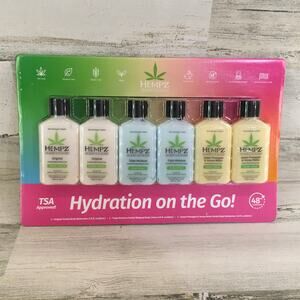 NEW HEMPZ Hydration Herbal Body Creme Lotion 6 pk Moisture Sweet Pineapple Hemp